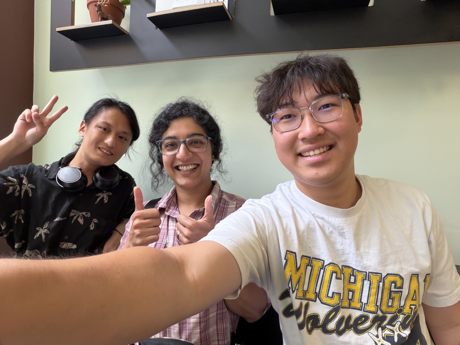 Tim, Dr. Edgar, and Gary smiling together after teaching AI Ain’t Magic